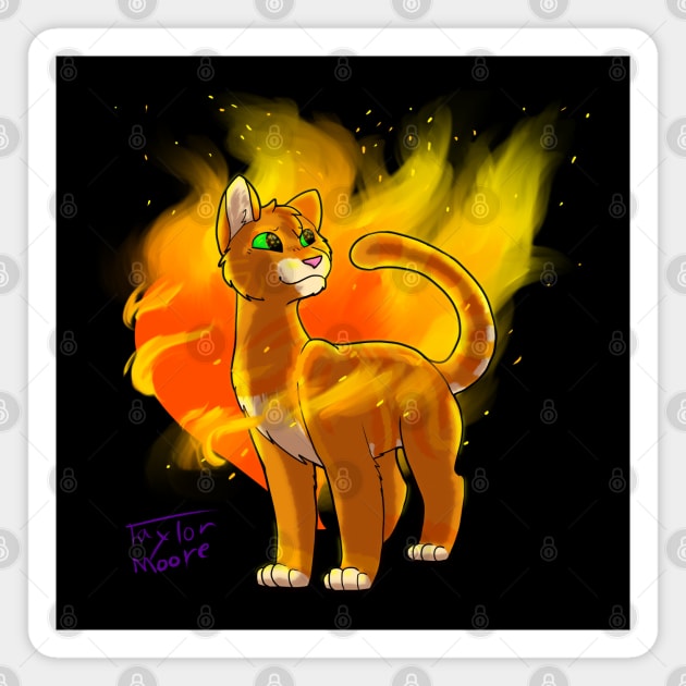 Fireheart Magnet by TangletallonMeow